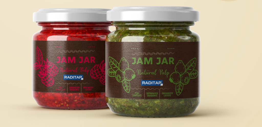 Organic Jam Jars